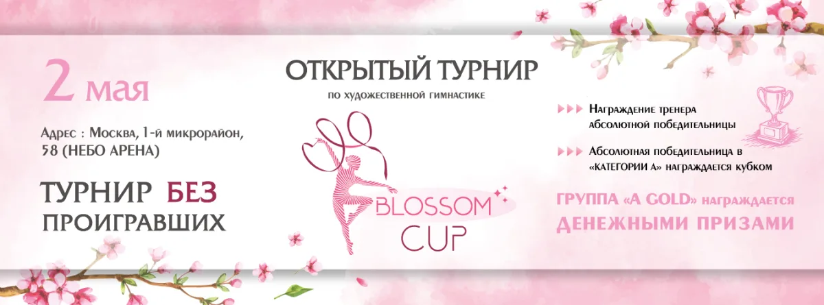 Открытый турнир по художественной гимнастике «Blossom cup»