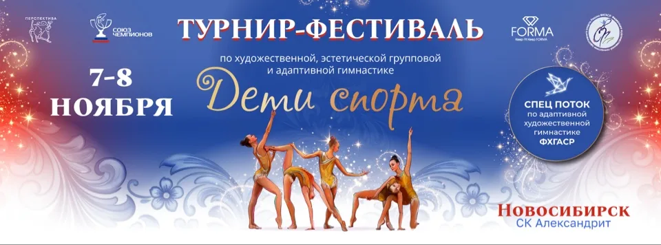 Турнир-фестиваль по художественной гимнастике Дети спорта
