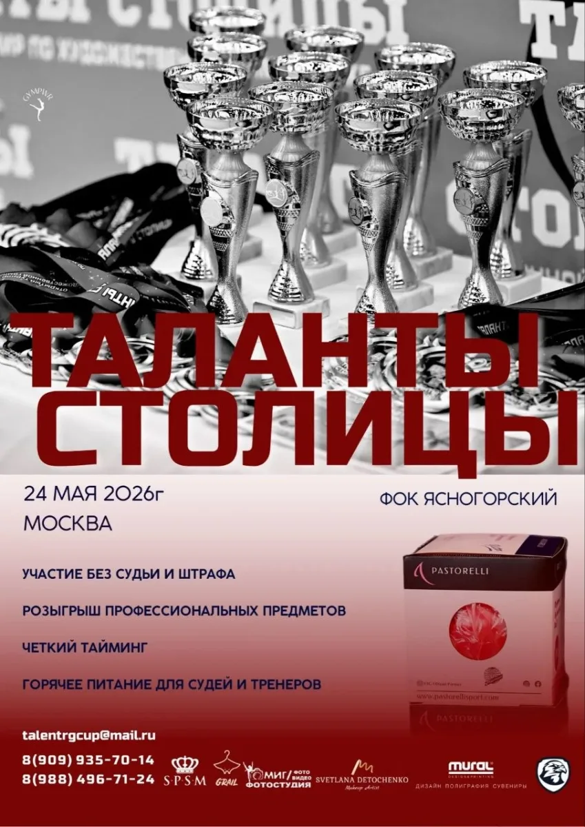 Открытый турнир по художественной гимнастике «Таланты столицы»