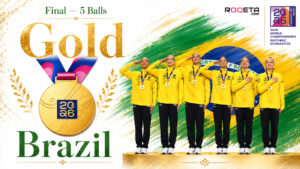 Brazil group after winning the 5 Balls final at Frankfurt 2026