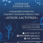 Изображение события: Турнир по художественной гимнастике «Кубок Ласточки»