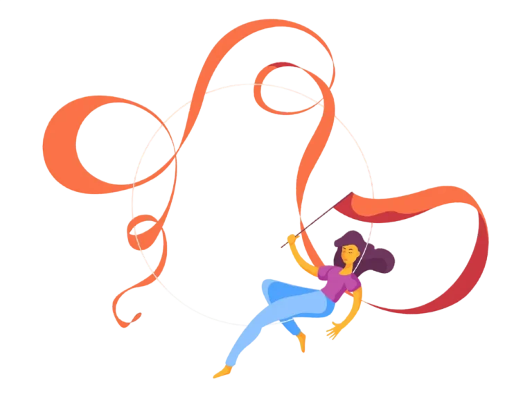 Lady gymnastics
